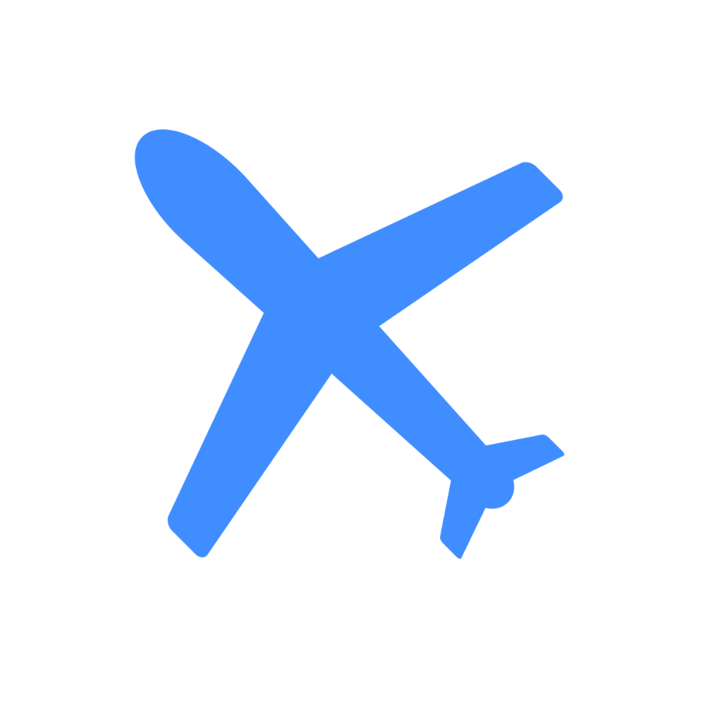 旅行に合わせて(飛行機アイコン)